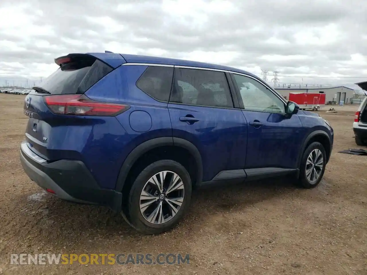 3 Photograph of a damaged car JN8AT3BA6MW021560 NISSAN ROGUE 2021