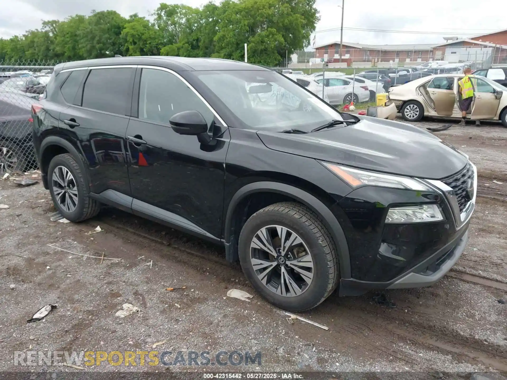 1 Photograph of a damaged car JN8AT3BA7MW006372 NISSAN ROGUE 2021