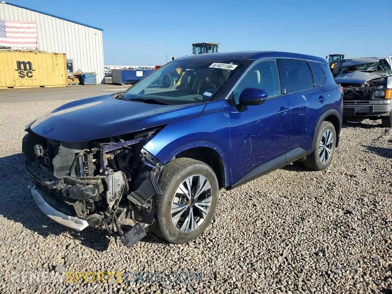 1 fotografías del automóvil dañado JN8AT3BA7MW009238 NISSAN ROGUE 2021