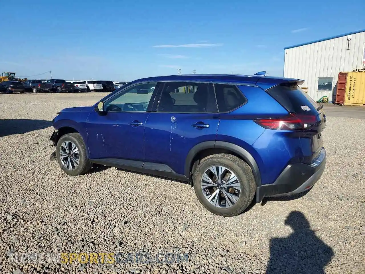 2 fotografías del automóvil dañado JN8AT3BA7MW009238 NISSAN ROGUE 2021