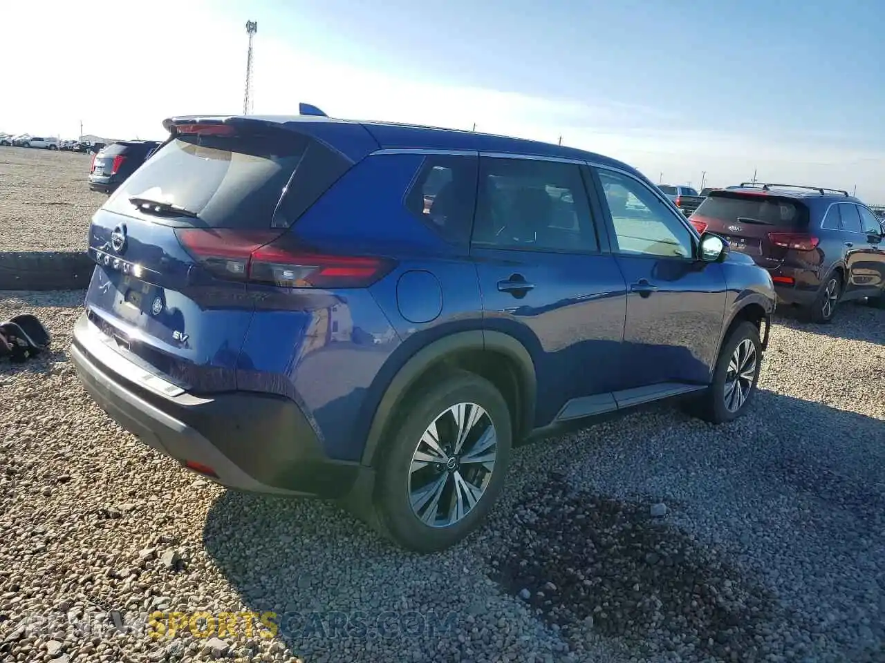 3 fotografías del automóvil dañado JN8AT3BA7MW009238 NISSAN ROGUE 2021