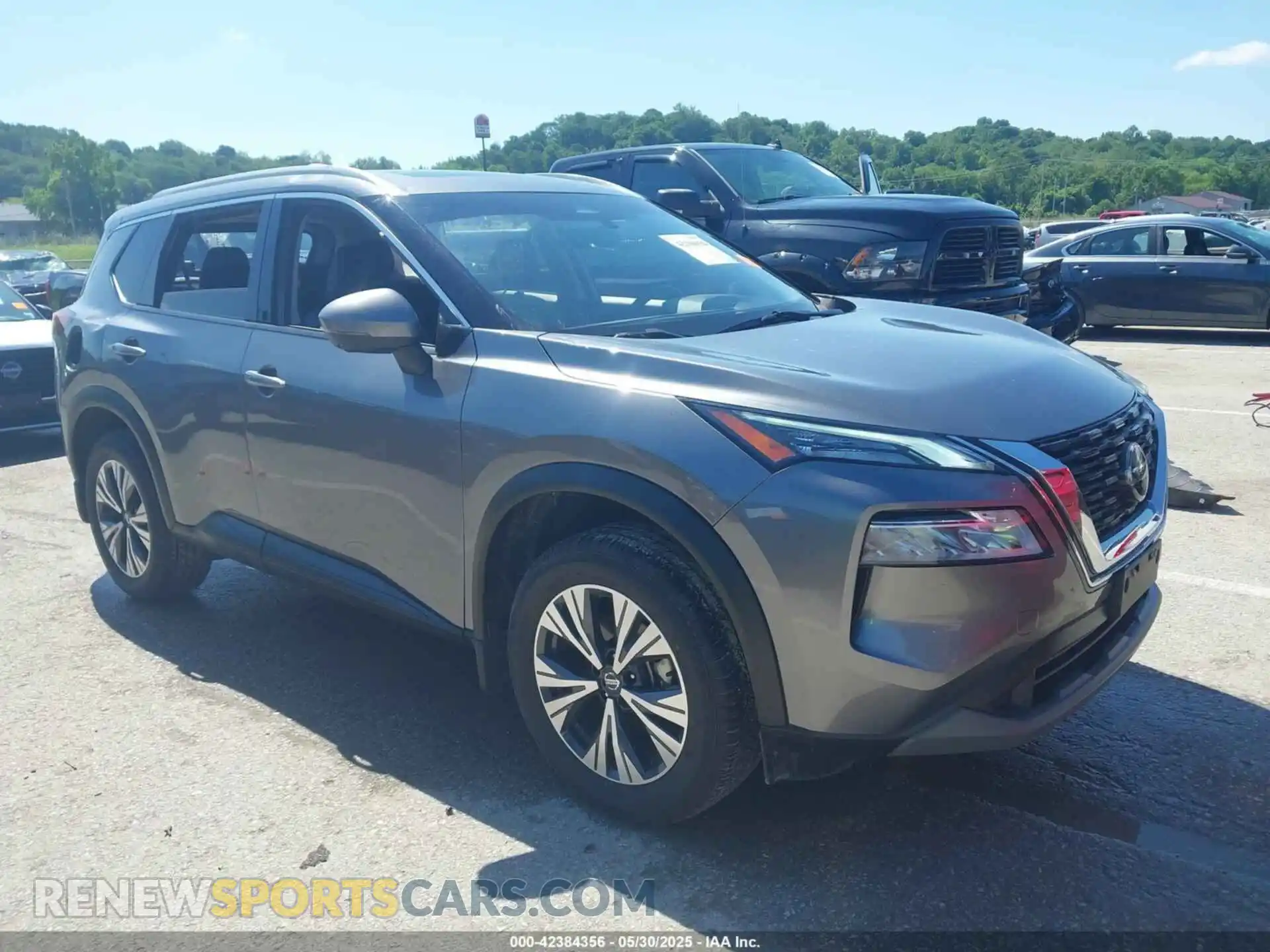 1 Photograph of a damaged car JN8AT3BA7MW016707 NISSAN ROGUE 2021