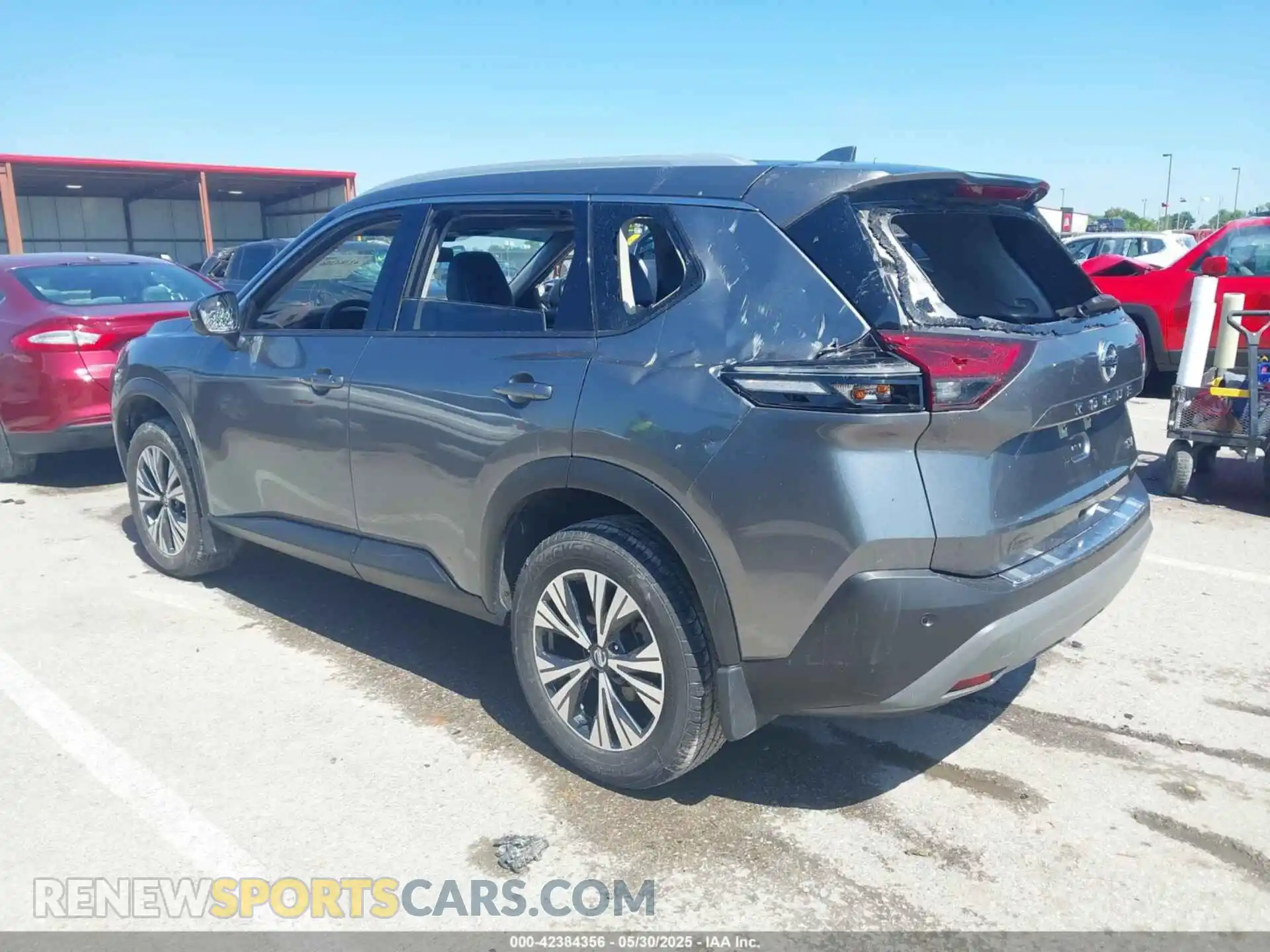 3 Photograph of a damaged car JN8AT3BA7MW016707 NISSAN ROGUE 2021
