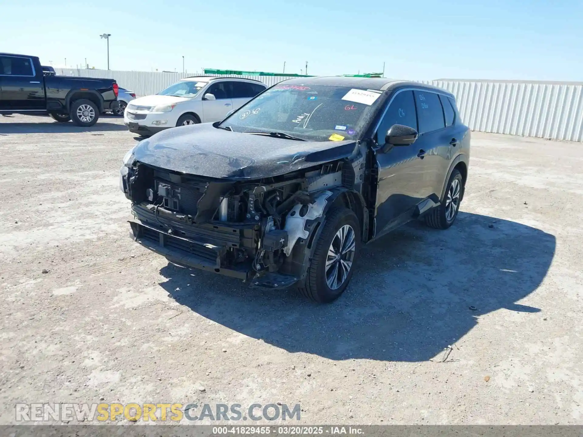 2 Photograph of a damaged car JN8AT3BA7MW021938 NISSAN ROGUE 2021