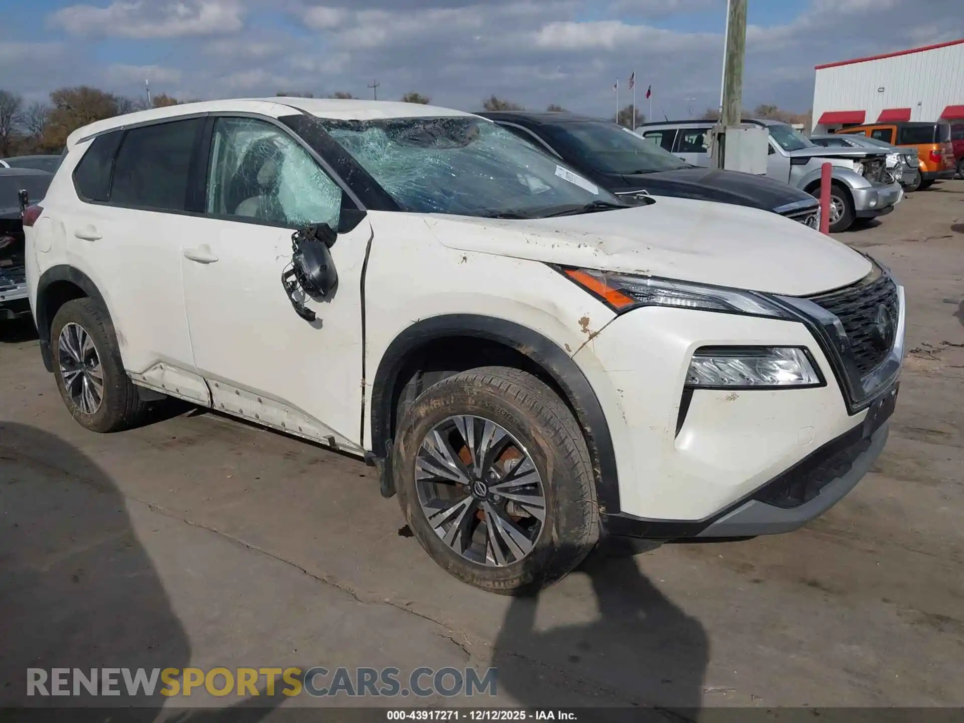 1 Photograph of a damaged car JN8AT3BA8MW011869 NISSAN ROGUE 2021
