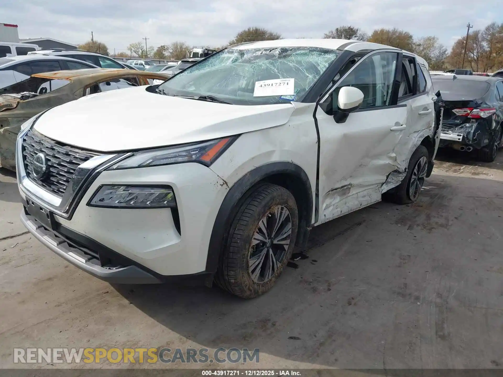2 Photograph of a damaged car JN8AT3BA8MW011869 NISSAN ROGUE 2021