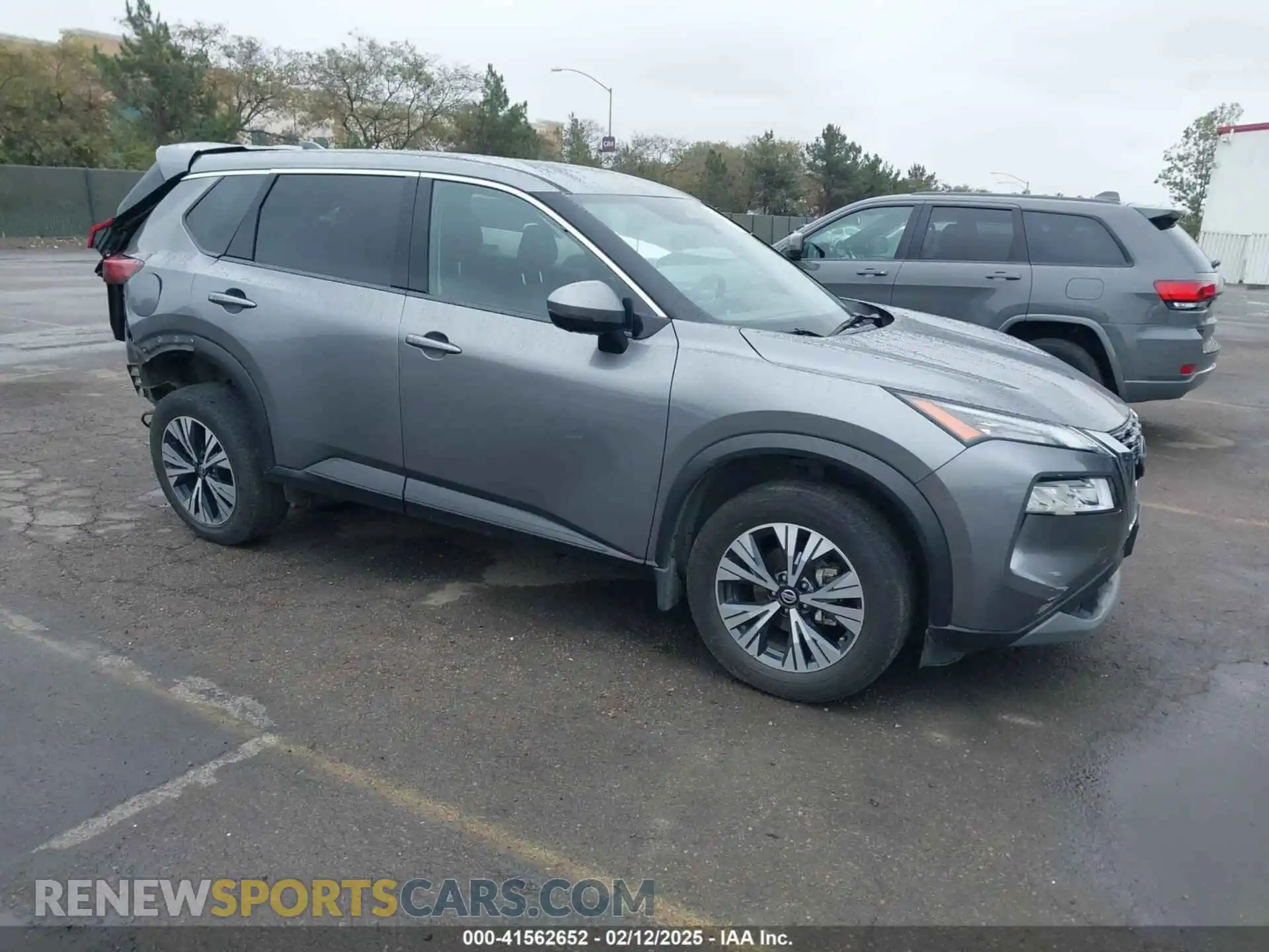 1 Photograph of a damaged car JN8AT3BA8MW025576 NISSAN ROGUE 2021