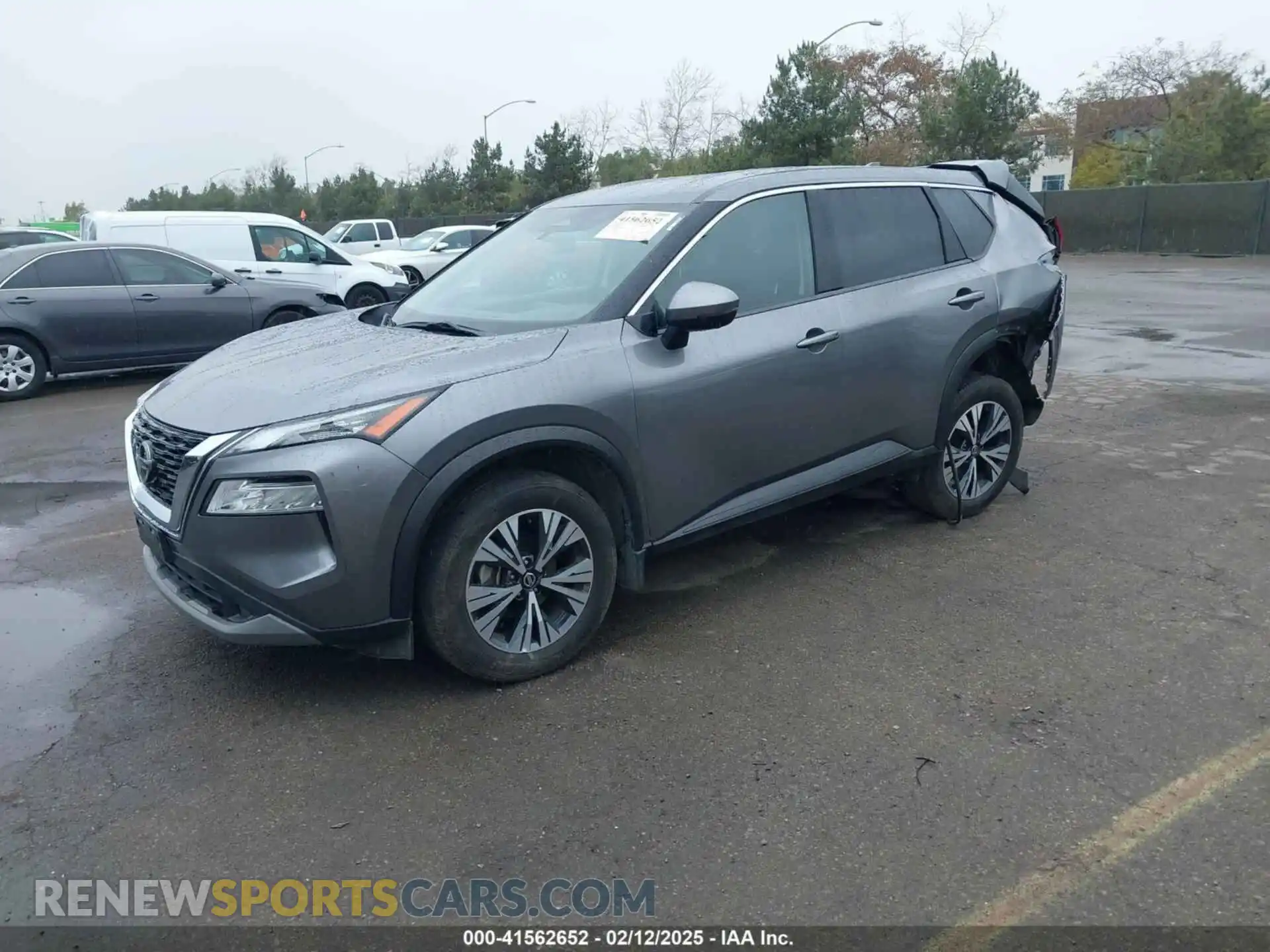 2 Photograph of a damaged car JN8AT3BA8MW025576 NISSAN ROGUE 2021