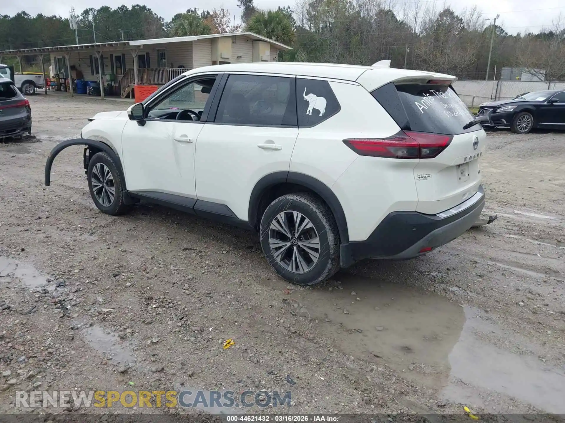 3 Photograph of a damaged car JN8AT3BA9MW006874 NISSAN ROGUE 2021