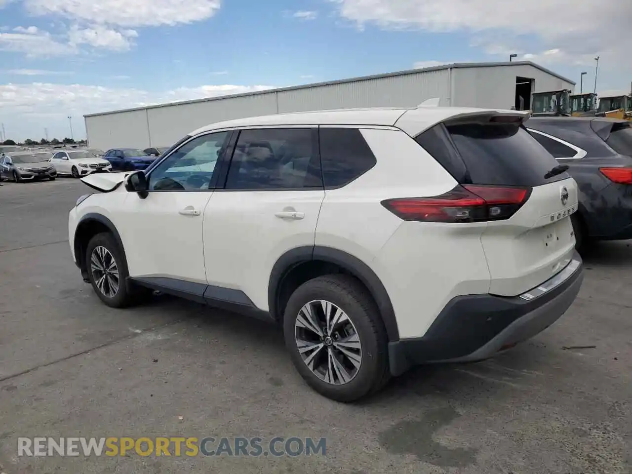 2 Photograph of a damaged car JN8AT3BA9MW018250 NISSAN ROGUE 2021