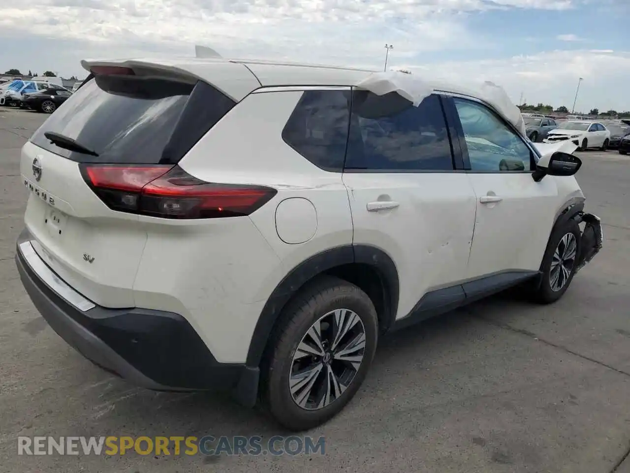 3 Photograph of a damaged car JN8AT3BA9MW018250 NISSAN ROGUE 2021