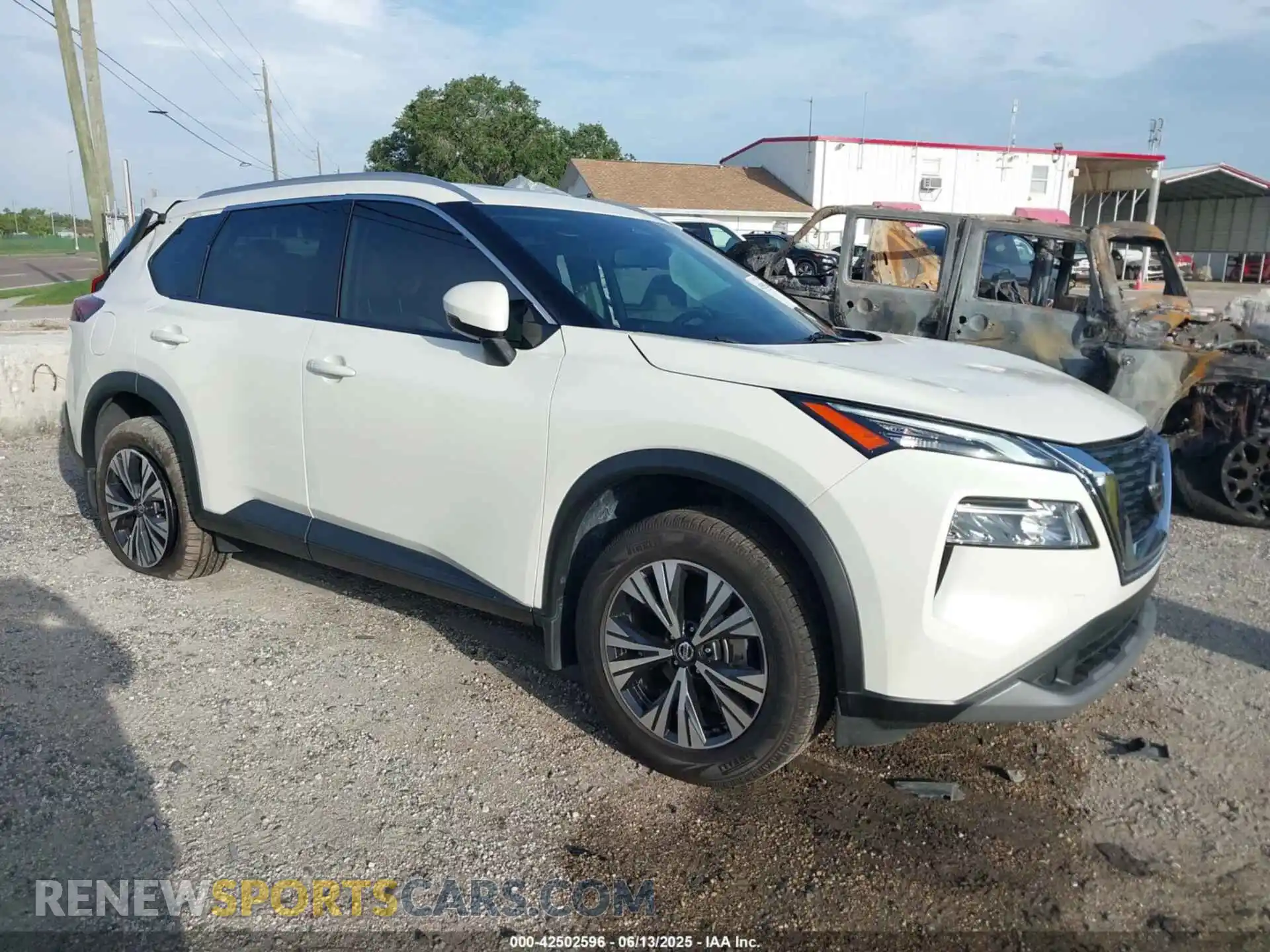1 Photograph of a damaged car JN8AT3BA9MW021536 NISSAN ROGUE 2021