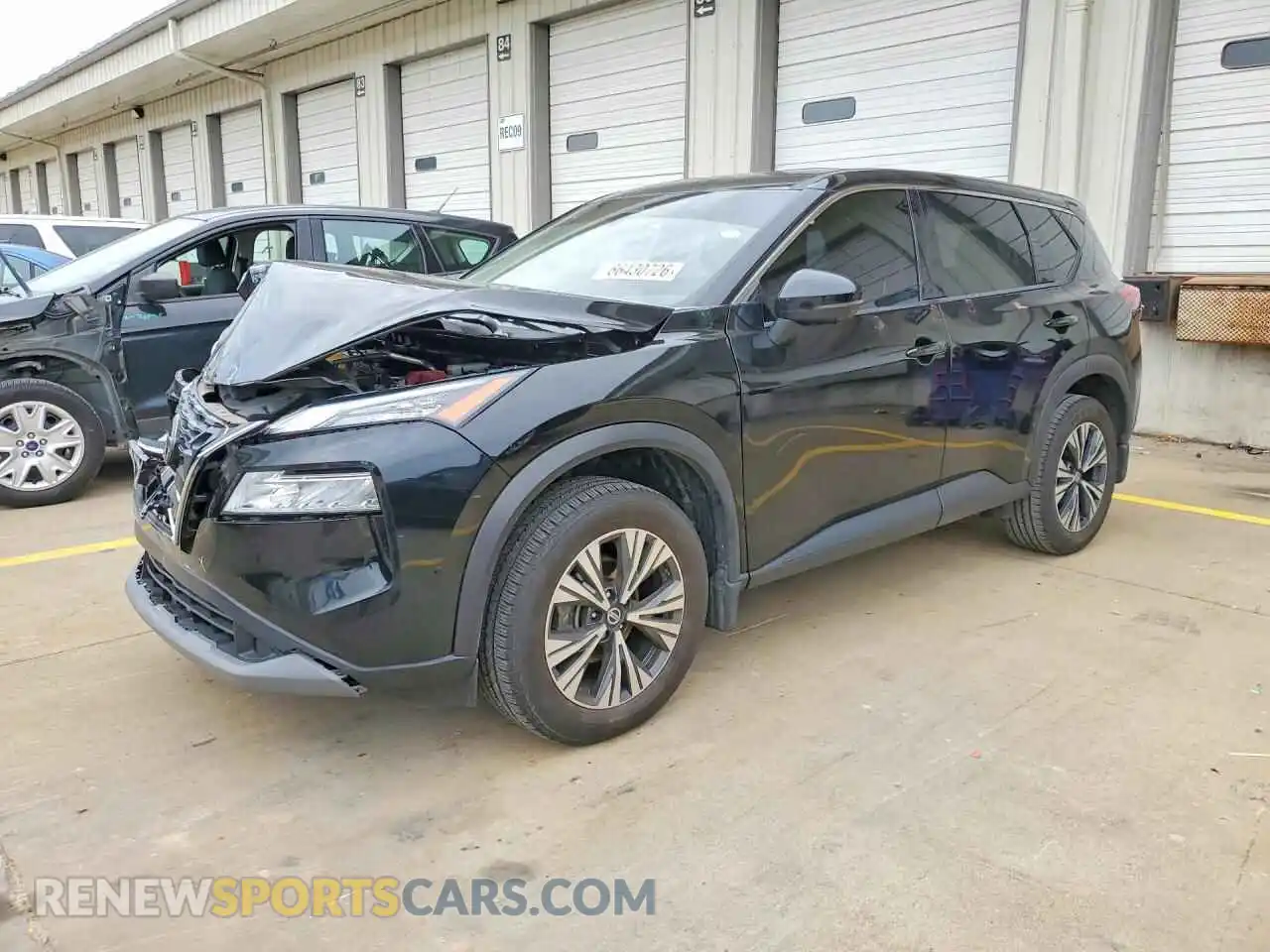 1 Photograph of a damaged car JN8AT3BA9MW021665 NISSAN ROGUE 2021