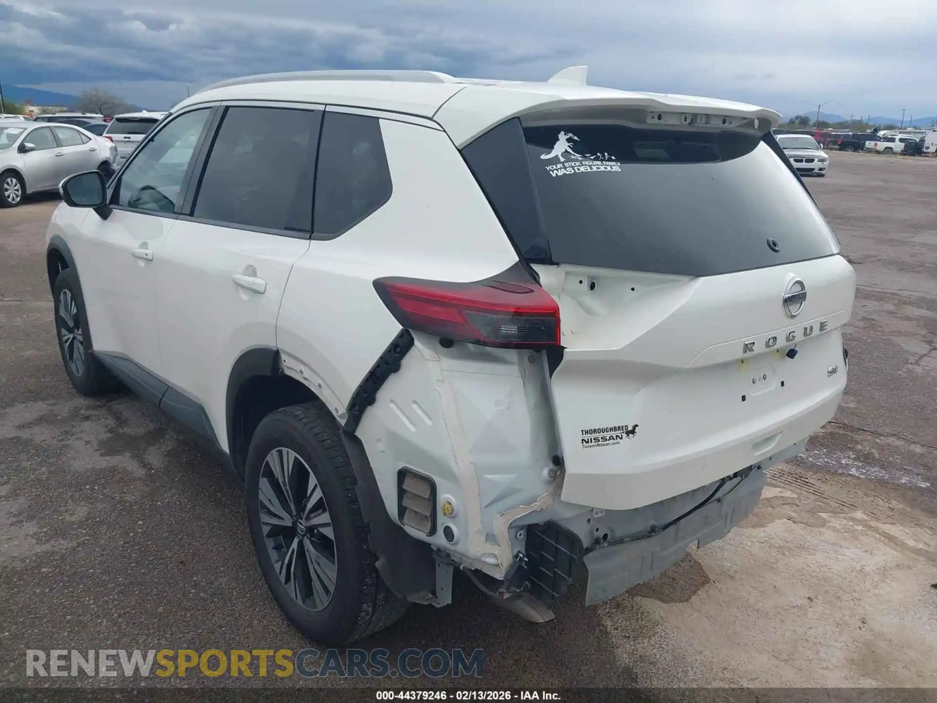 3 Photograph of a damaged car JN8AT3BAXMW006883 NISSAN ROGUE 2021