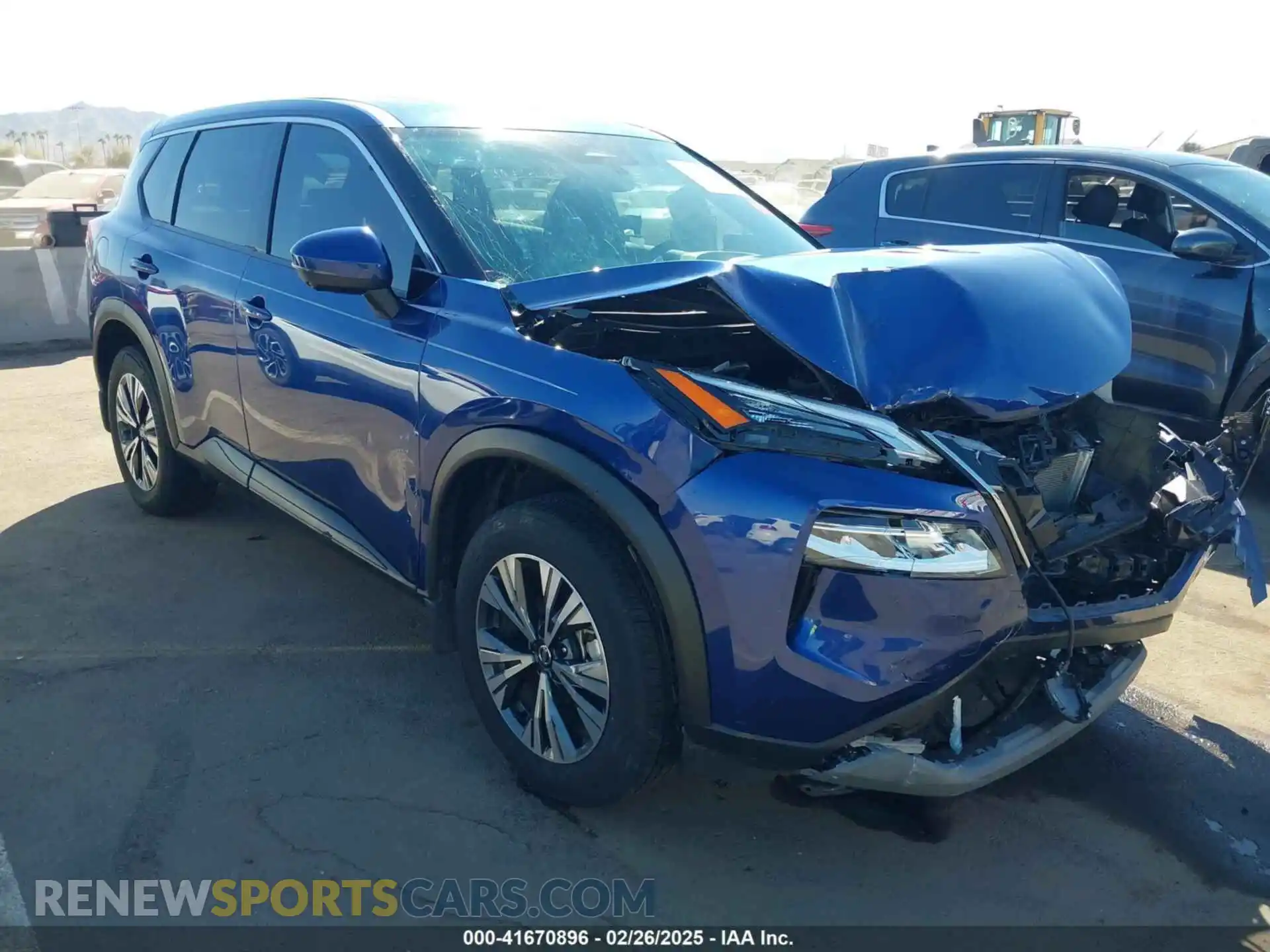 1 Photograph of a damaged car JN8AT3BAXMW007760 NISSAN ROGUE 2021