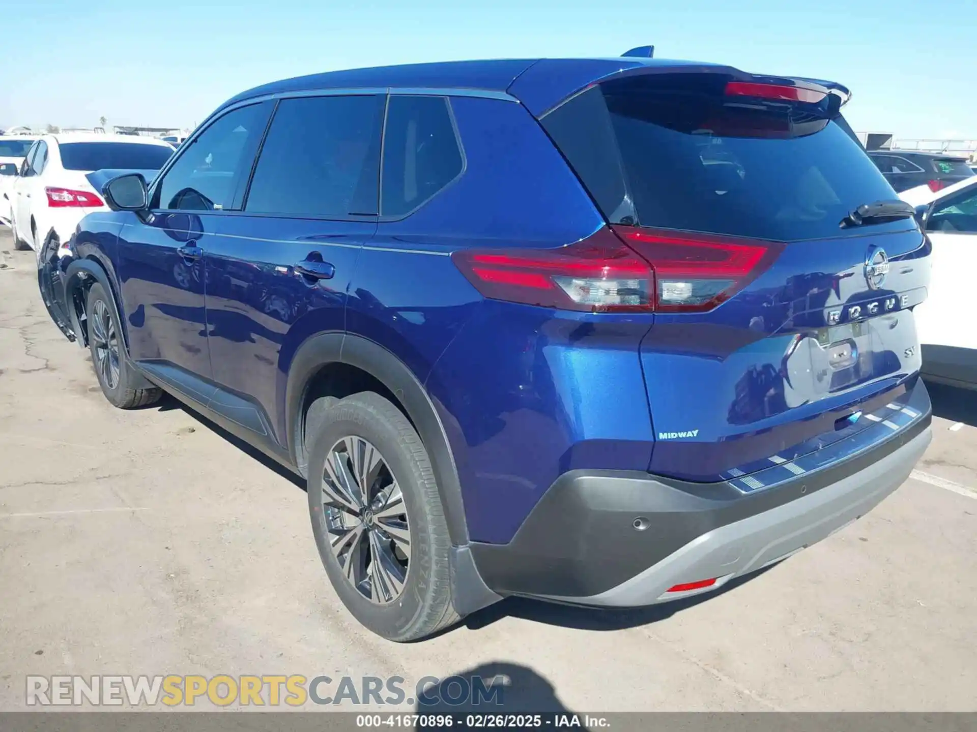 3 Photograph of a damaged car JN8AT3BAXMW007760 NISSAN ROGUE 2021