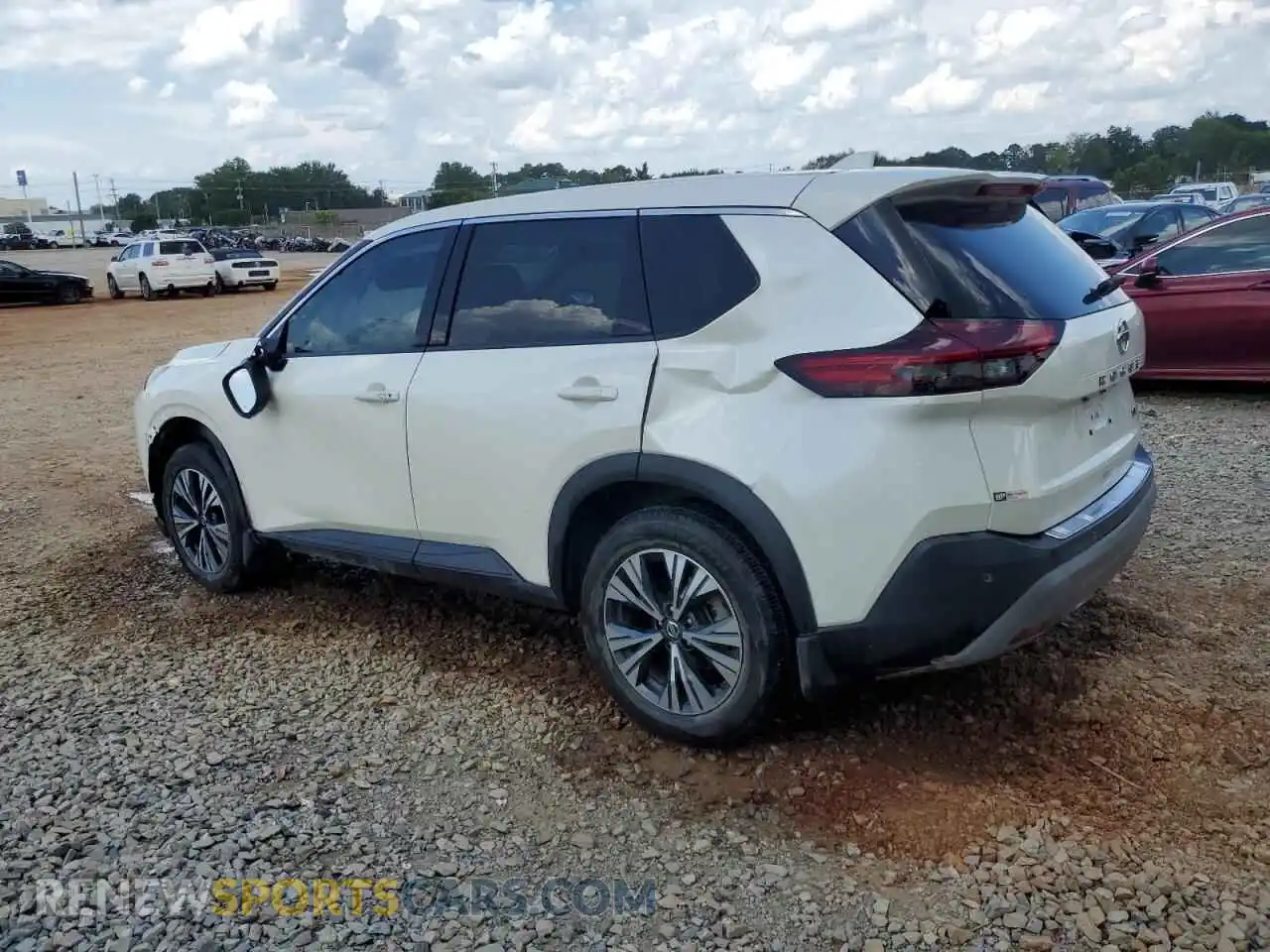 2 Photograph of a damaged car JN8AT3BAXMW012229 NISSAN ROGUE 2021