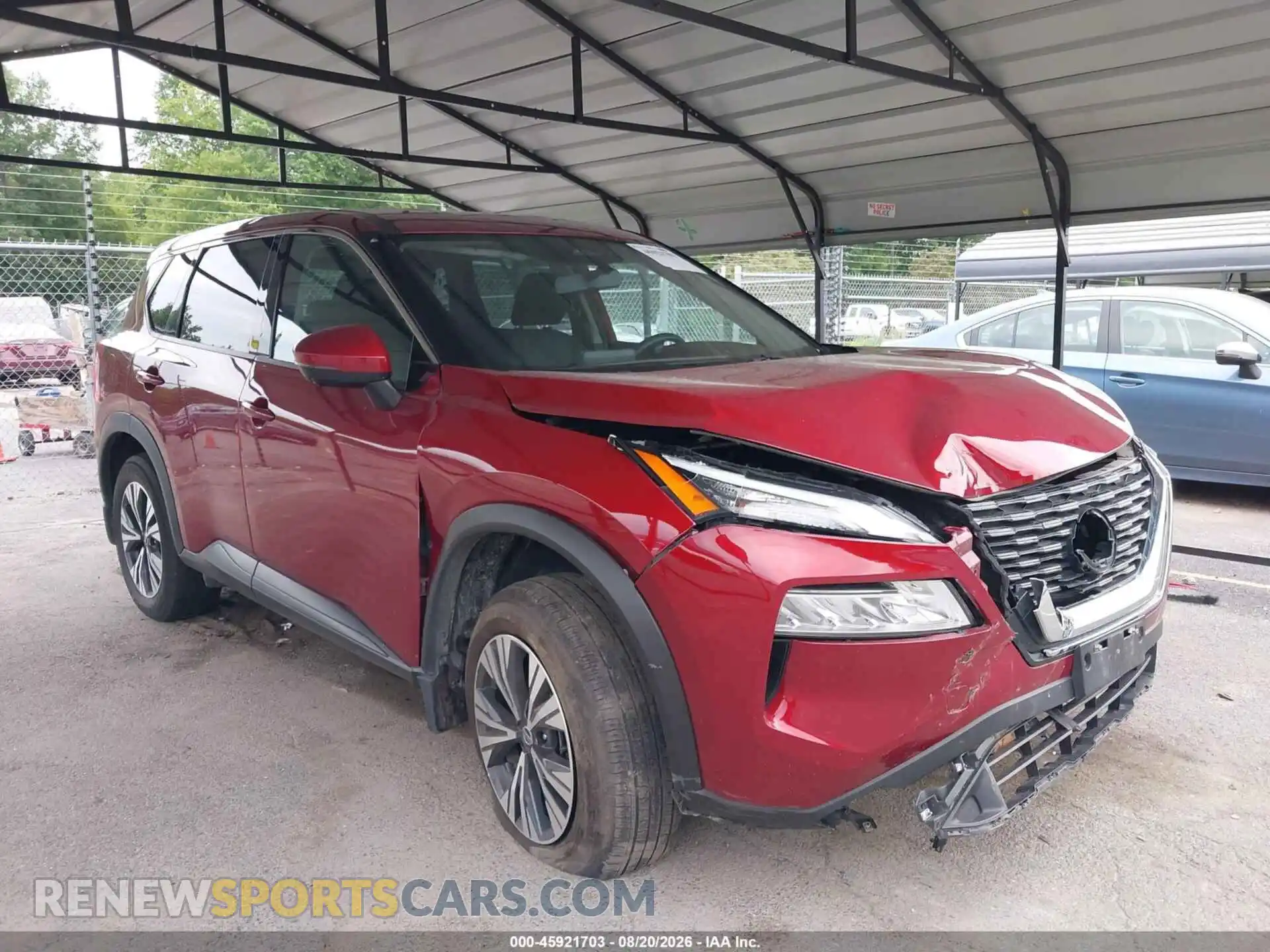 1 Photograph of a damaged car JN8AT3BB0MW200444 NISSAN ROGUE 2021