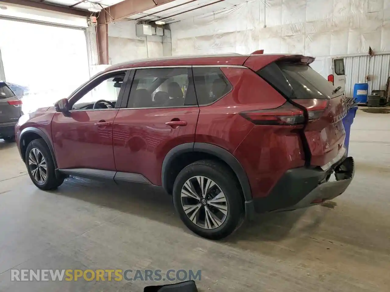 2 Photograph of a damaged car JN8AT3BB0MW222525 NISSAN ROGUE 2021