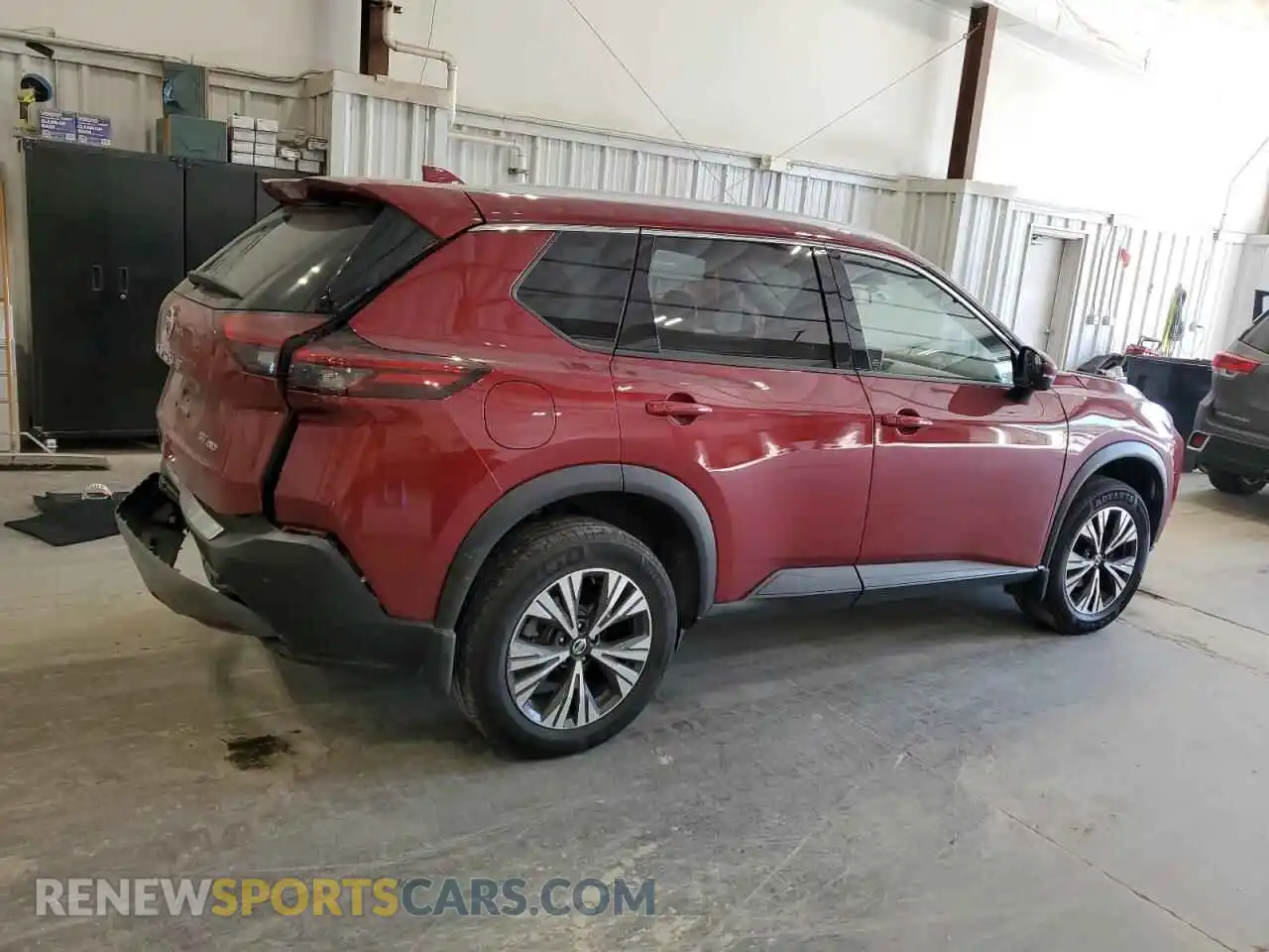 3 Photograph of a damaged car JN8AT3BB0MW222525 NISSAN ROGUE 2021