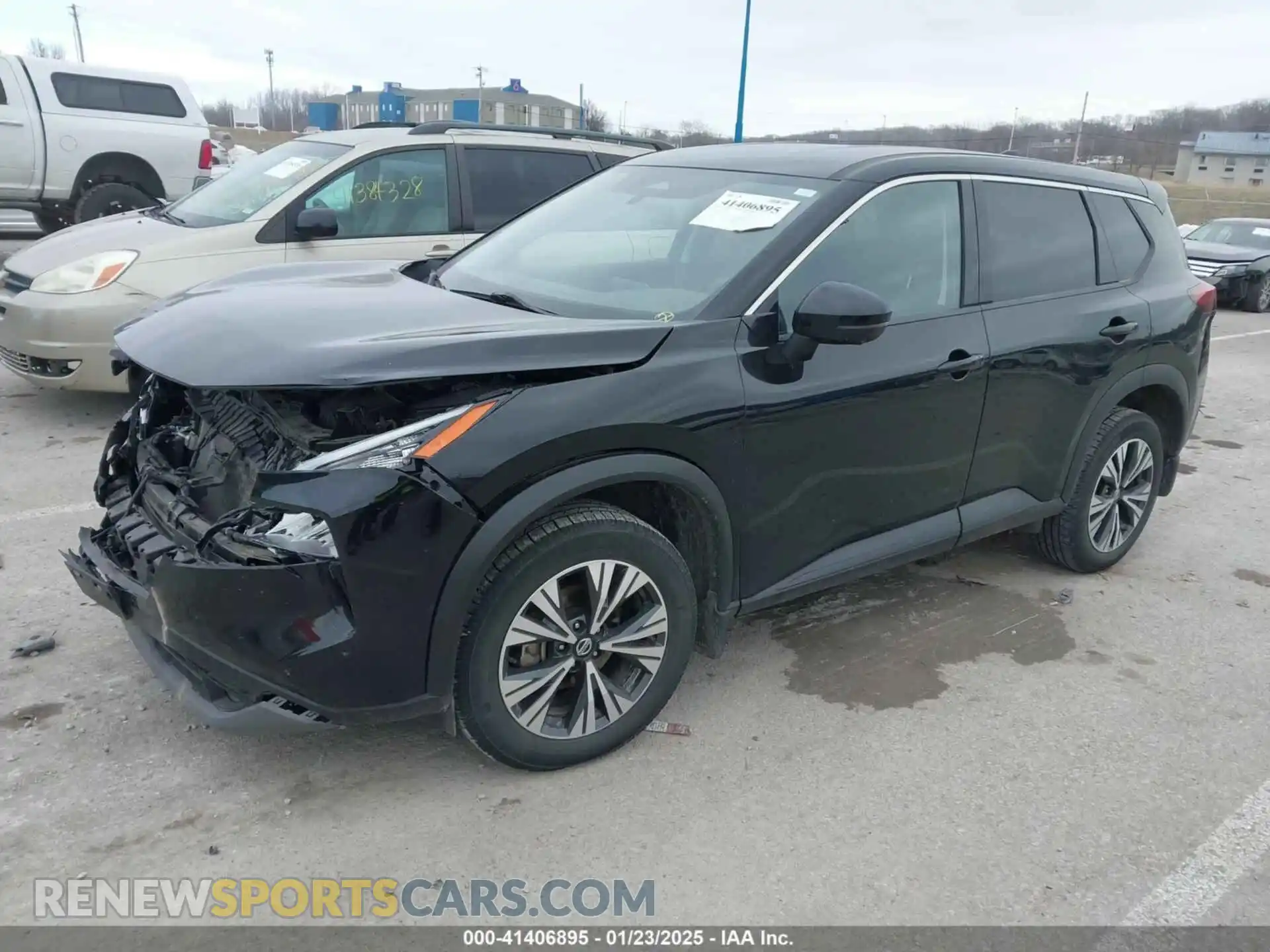 2 Photograph of a damaged car JN8AT3BB1MW204809 NISSAN ROGUE 2021