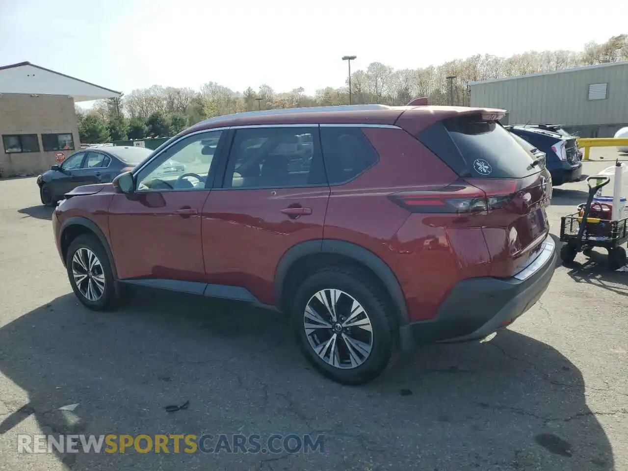 2 Photograph of a damaged car JN8AT3BB1MW220184 NISSAN ROGUE 2021