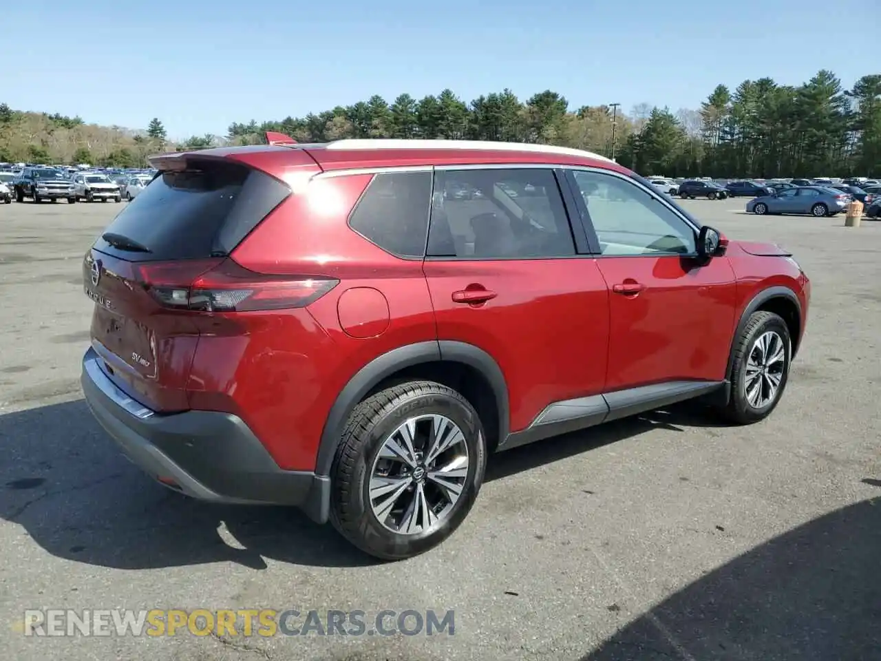 3 Photograph of a damaged car JN8AT3BB1MW220184 NISSAN ROGUE 2021