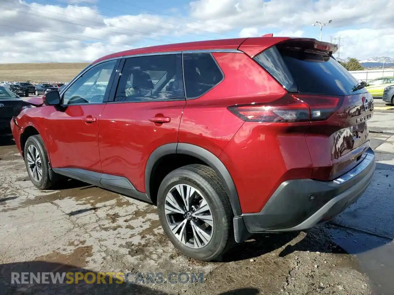 2 Photograph of a damaged car JN8AT3BB1MW220976 NISSAN ROGUE 2021