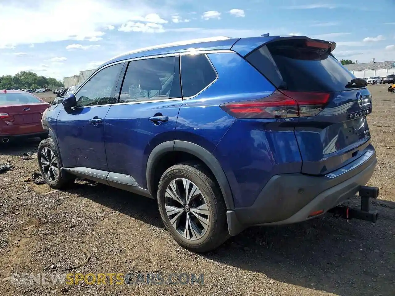 2 Photograph of a damaged car JN8AT3BB3MW212068 NISSAN ROGUE 2021