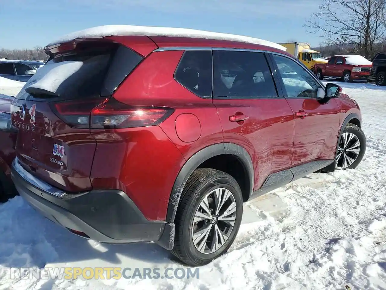 3 Photograph of a damaged car JN8AT3BB5MW227333 NISSAN ROGUE 2021