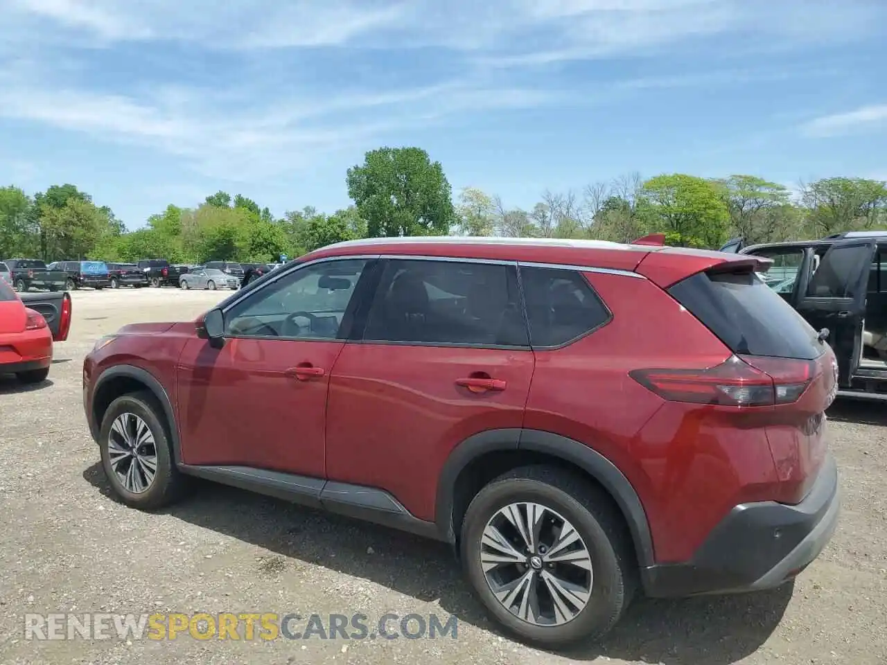 2 Photograph of a damaged car JN8AT3BB5MW229213 NISSAN ROGUE 2021