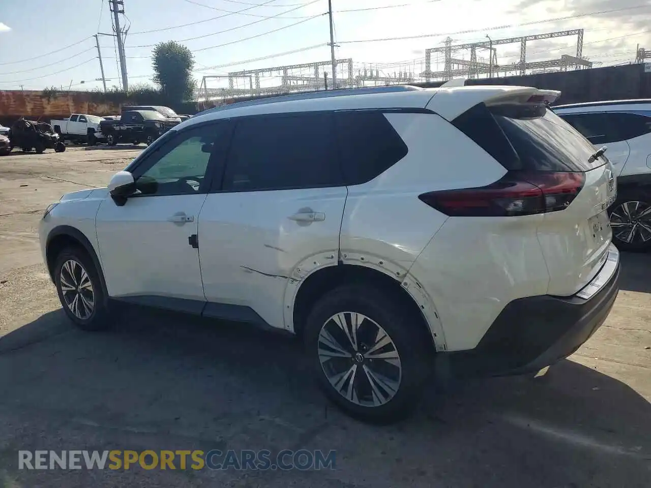 2 fotografías del automóvil dañado JN8AT3BB6MW231732 NISSAN ROGUE 2021