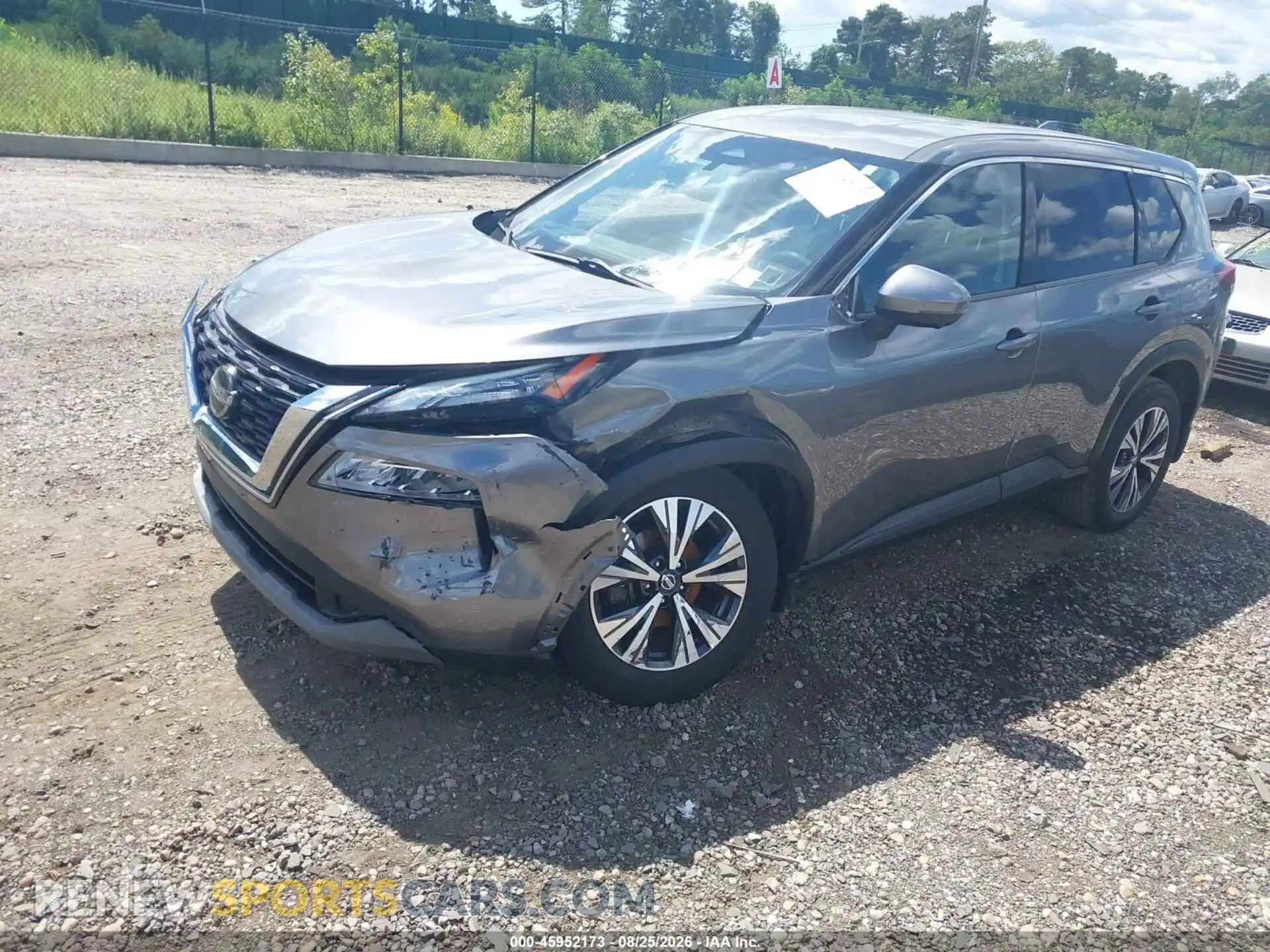 2 Photograph of a damaged car JN8AT3BB7MW201929 NISSAN ROGUE 2021