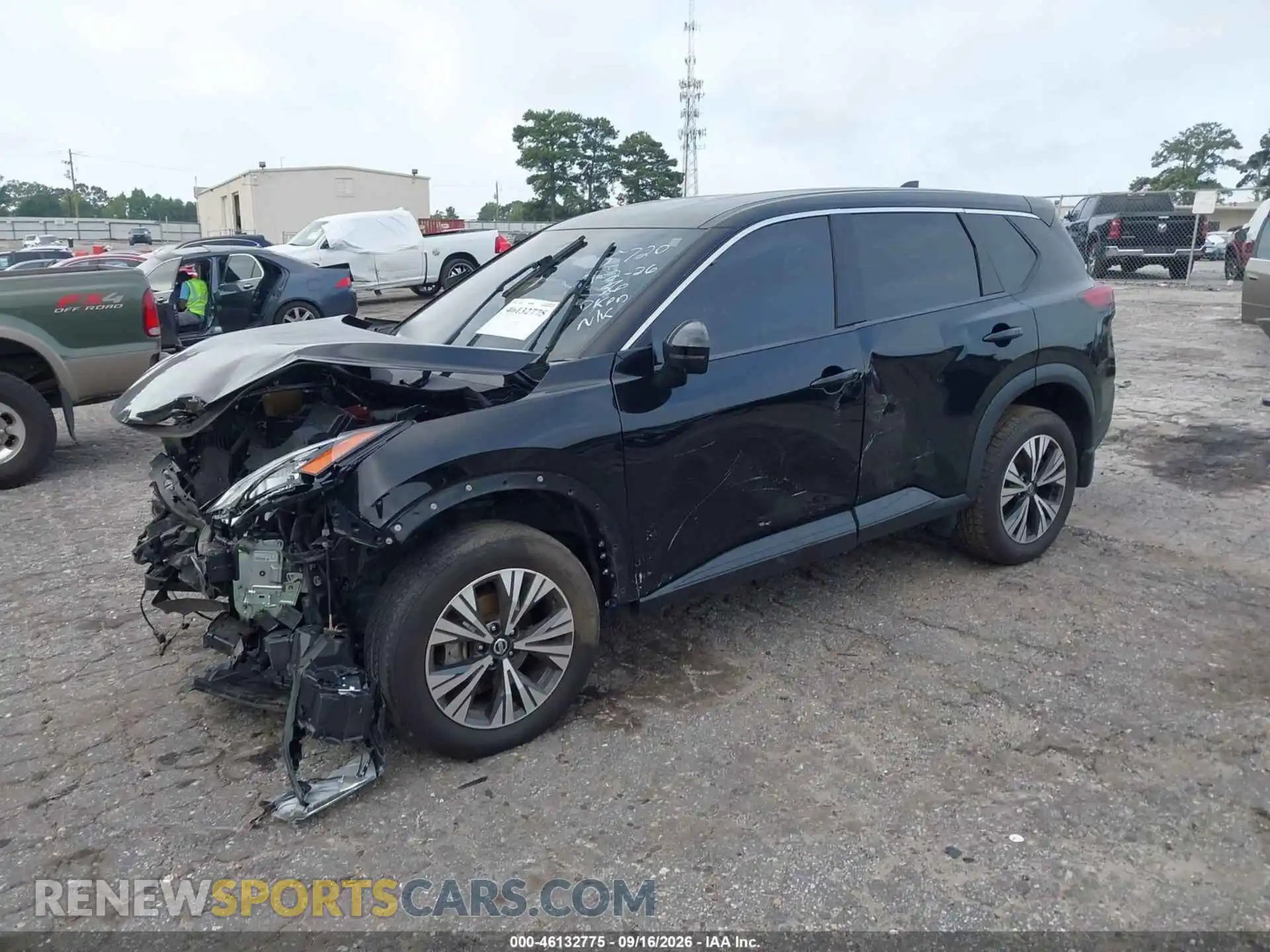 2 Photograph of a damaged car JN8AT3BB7MW215720 NISSAN ROGUE 2021