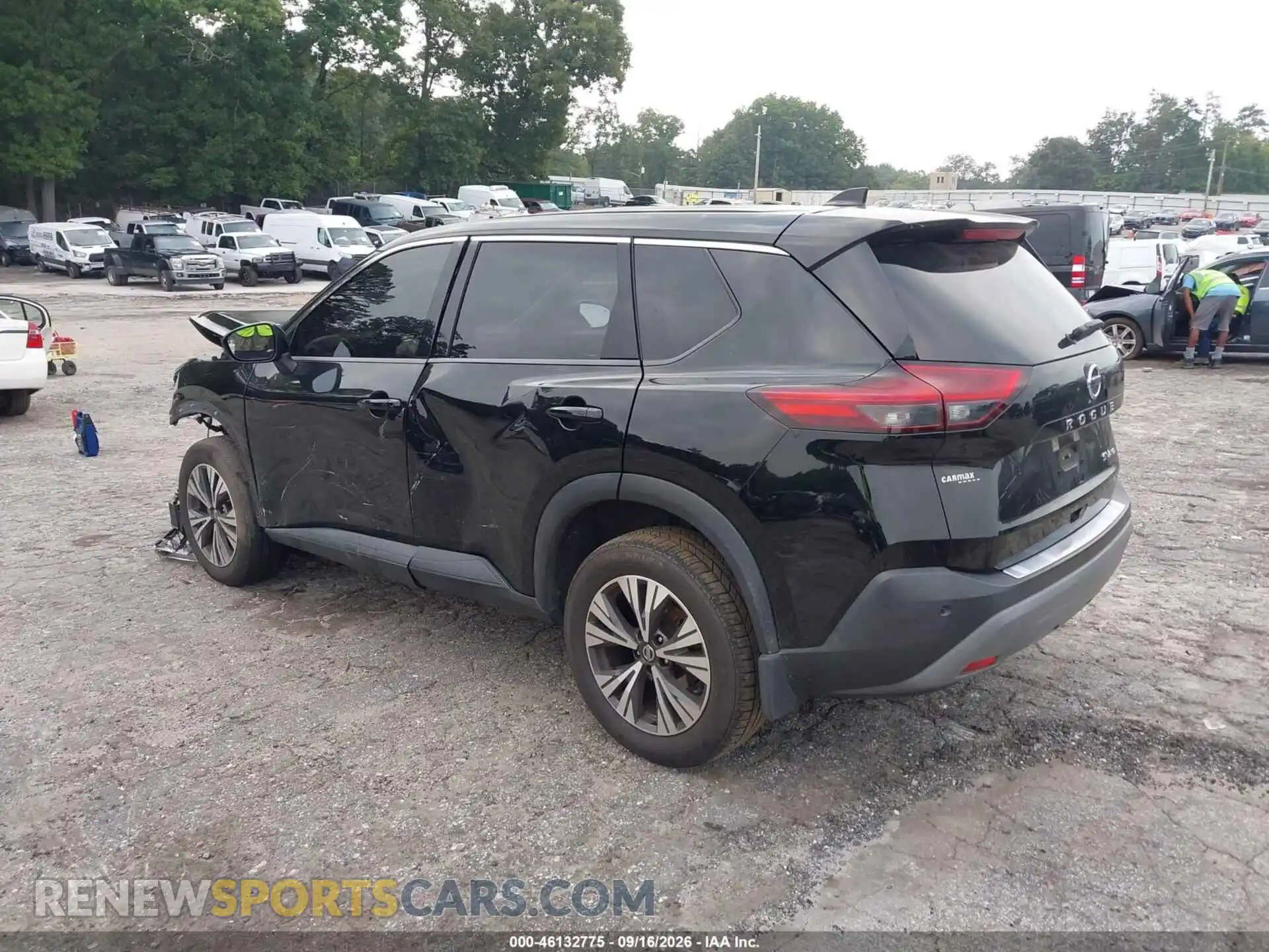 3 Photograph of a damaged car JN8AT3BB7MW215720 NISSAN ROGUE 2021