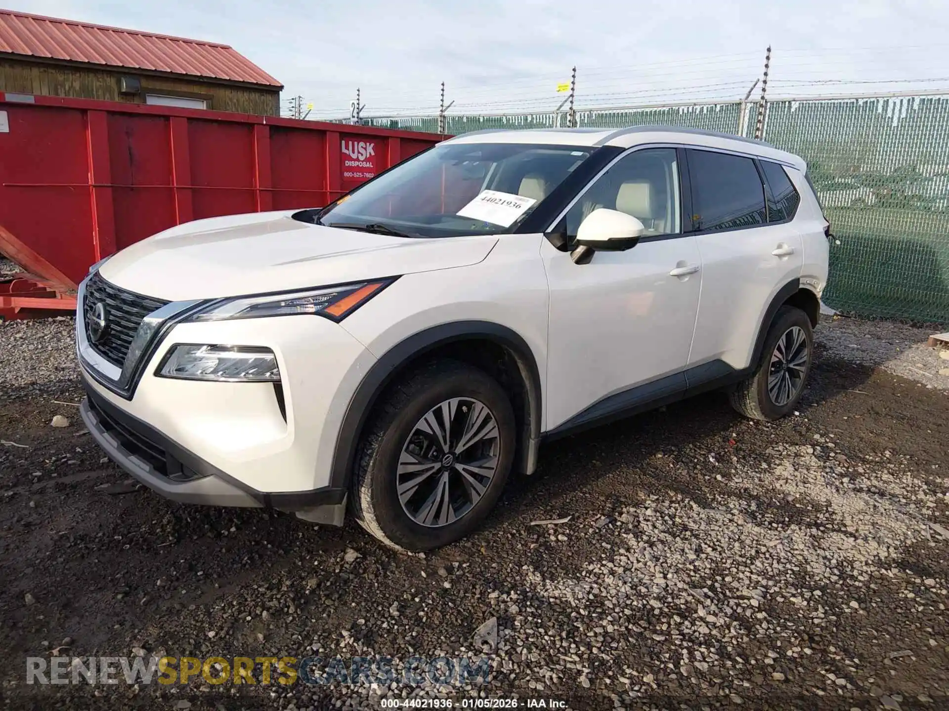 2 Photograph of a damaged car JN8AT3BB8MW204824 NISSAN ROGUE 2021