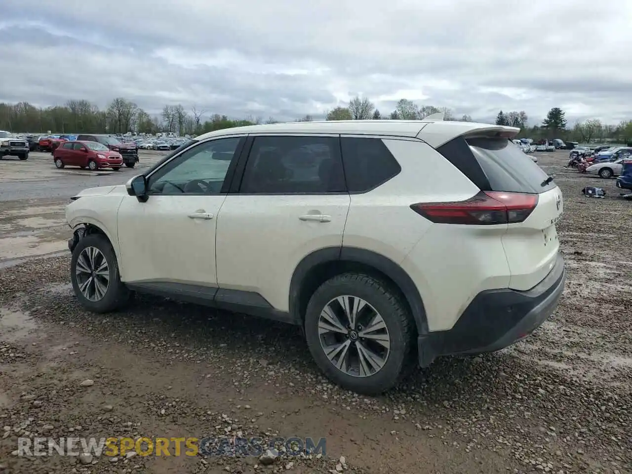 2 Photograph of a damaged car JN8AT3BB8MW209098 NISSAN ROGUE 2021