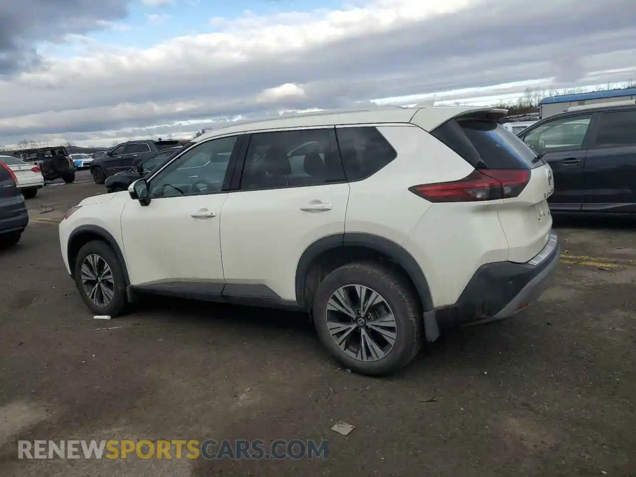 2 Photograph of a damaged car JN8AT3BB8MW223373 NISSAN ROGUE 2021