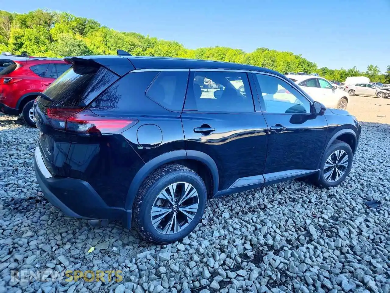 3 Photograph of a damaged car JN8AT3BB8MW224409 NISSAN ROGUE 2021