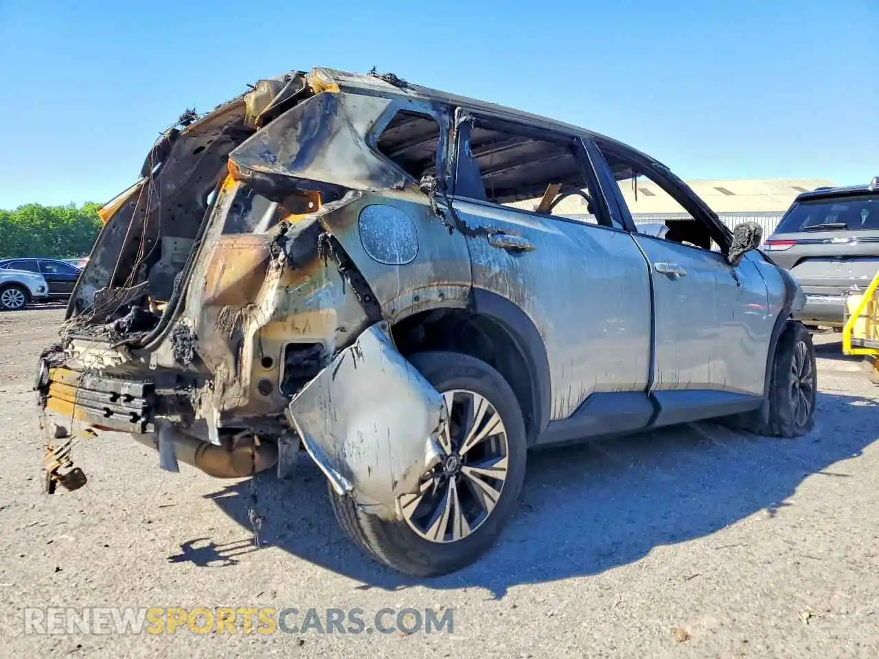 3 Photograph of a damaged car JN8AT3BB8MW224846 NISSAN ROGUE 2021