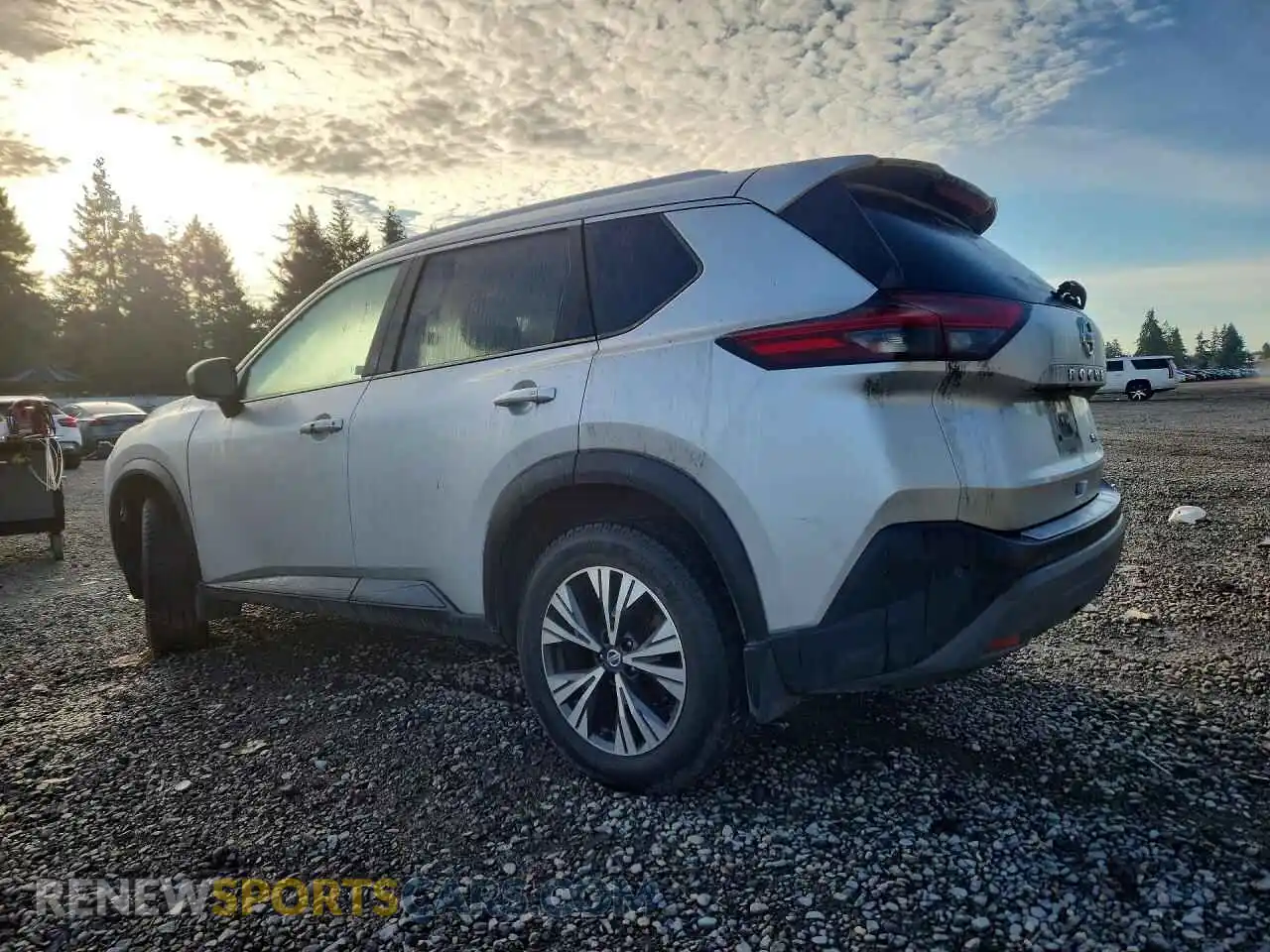 2 Photograph of a damaged car JN8AT3BB8MW232817 NISSAN ROGUE 2021