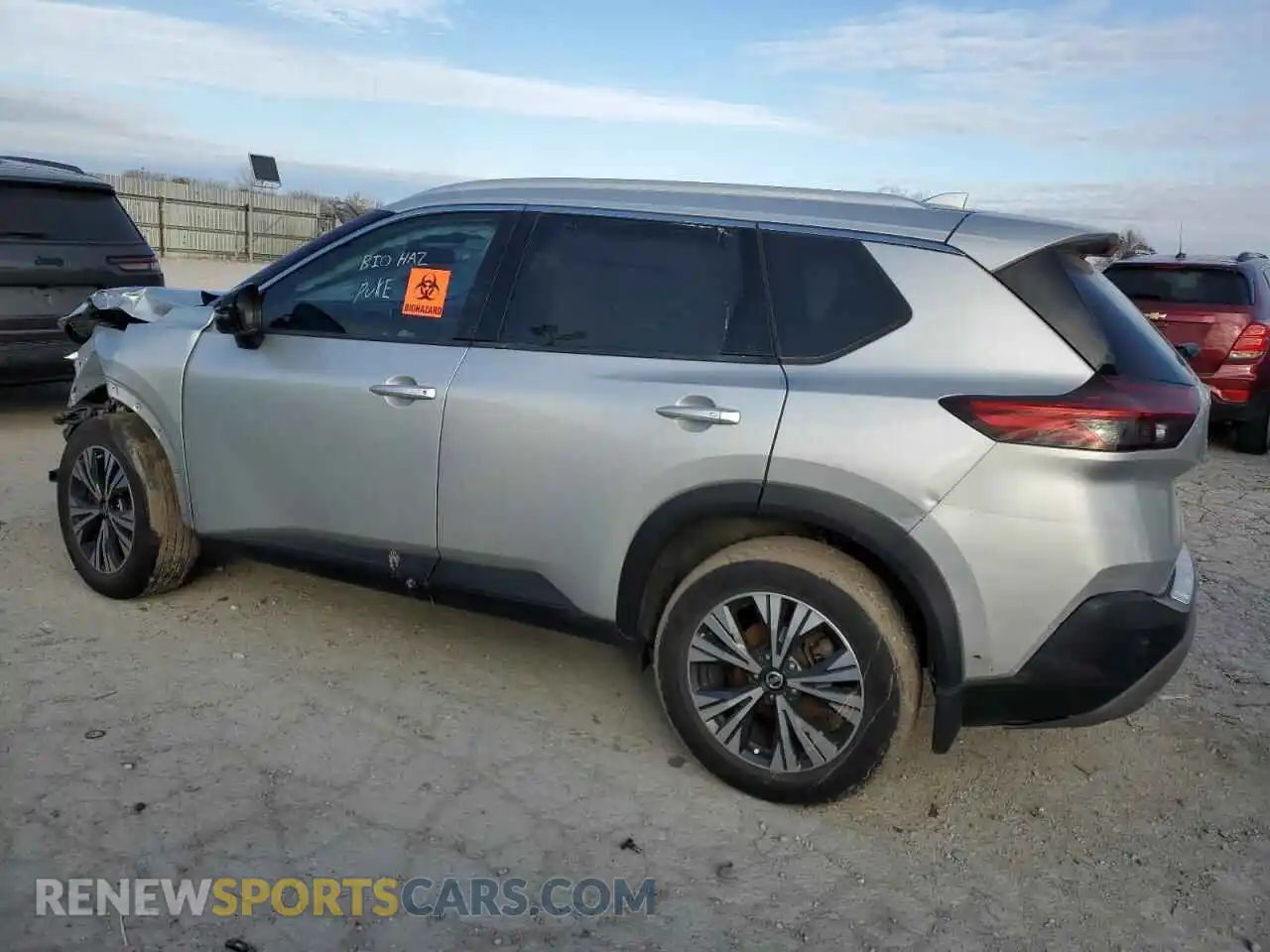 2 Photograph of a damaged car JN8AT3BB9MW210356 NISSAN ROGUE 2021