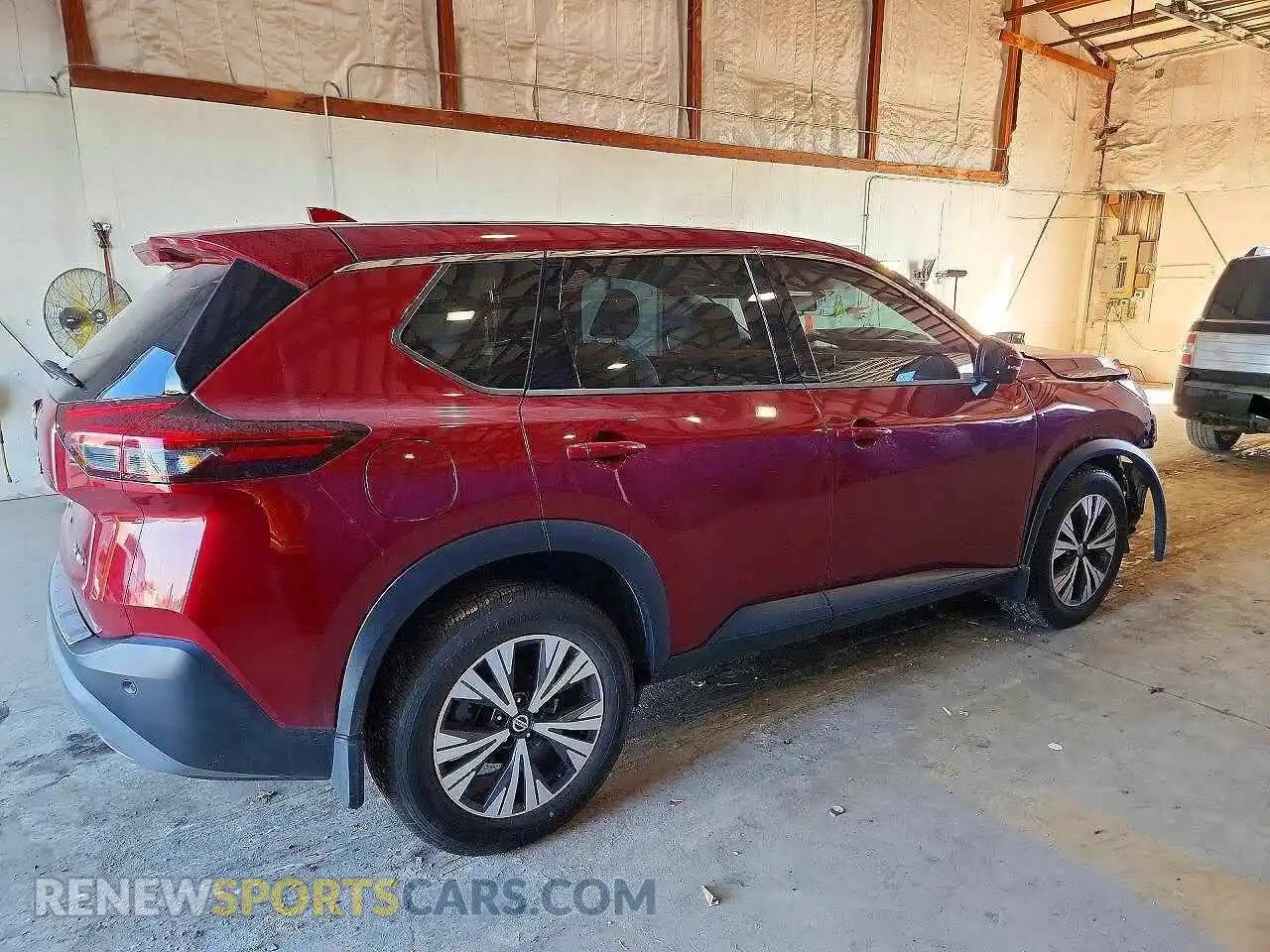 3 Photograph of a damaged car JN8AT3BB9MW219624 NISSAN ROGUE 2021