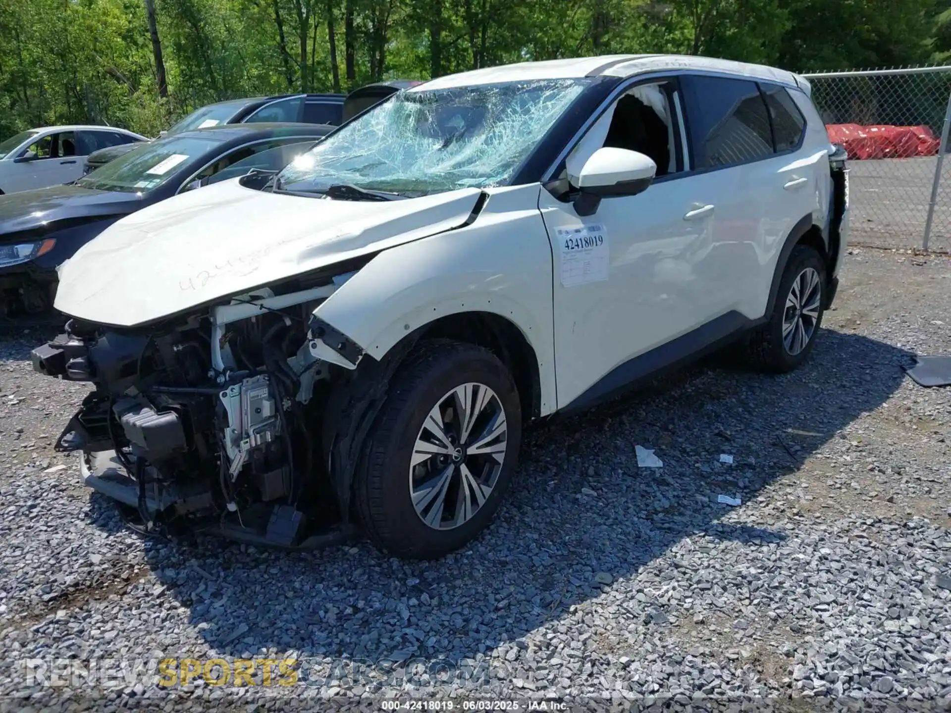 2 Photograph of a damaged car JN8AT3BBXMW220751 NISSAN ROGUE 2021