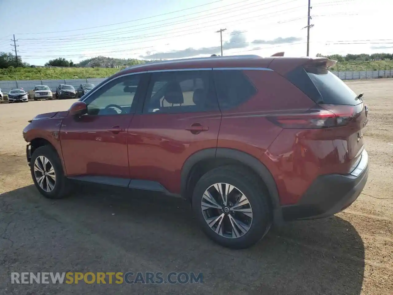 2 Photograph of a damaged car JN8AT3BBXMW231796 NISSAN ROGUE 2021