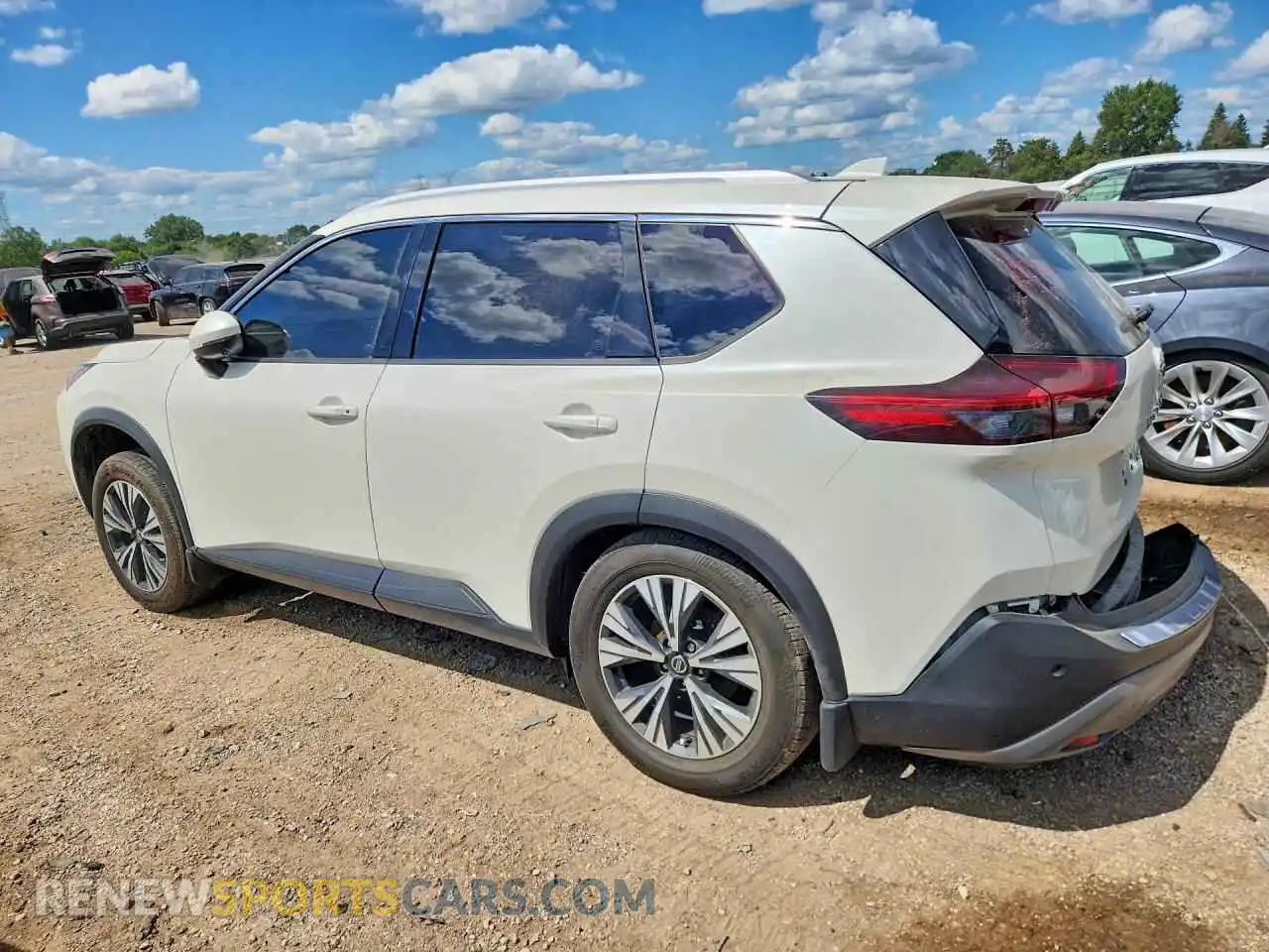 2 fotografías del automóvil dañado JN8AT3BBXMW233449 NISSAN ROGUE 2021