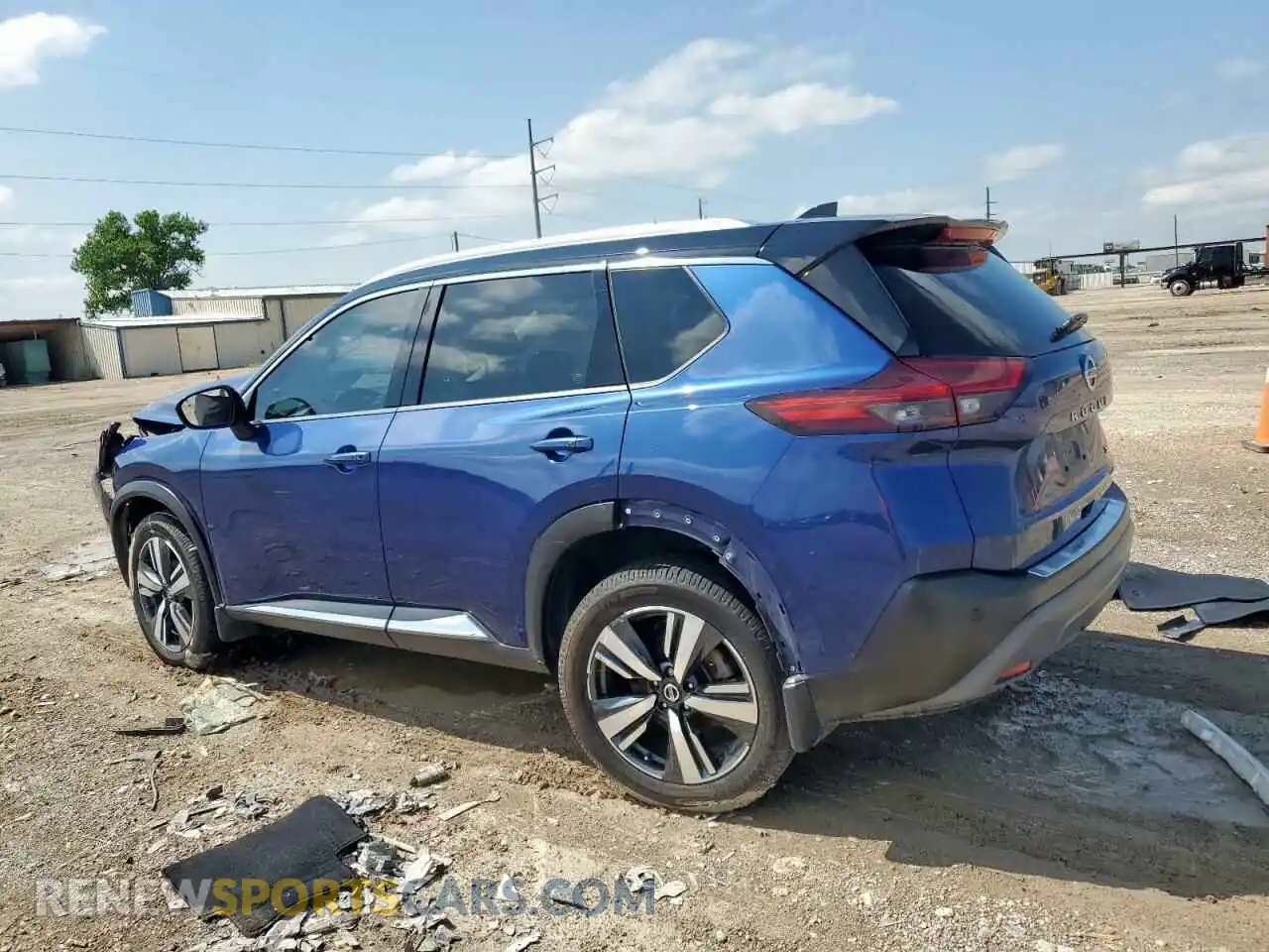 2 Photograph of a damaged car JN8AT3CA0MW019656 NISSAN ROGUE 2021