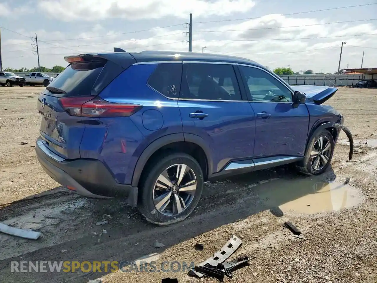 3 Photograph of a damaged car JN8AT3CA0MW019656 NISSAN ROGUE 2021