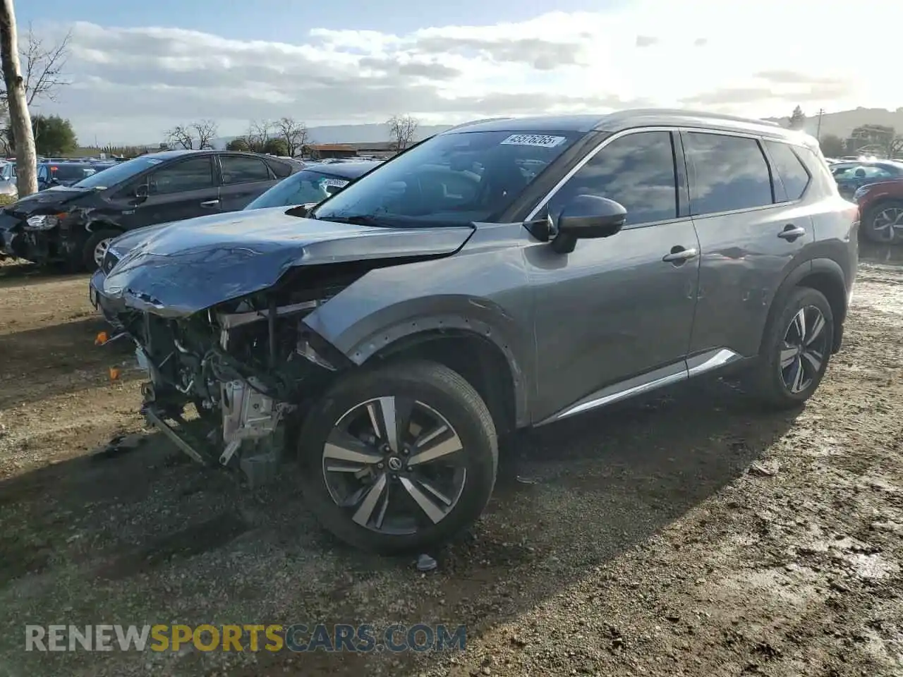 1 fotografías del automóvil dañado JN8AT3CA1MW020055 NISSAN ROGUE 2021