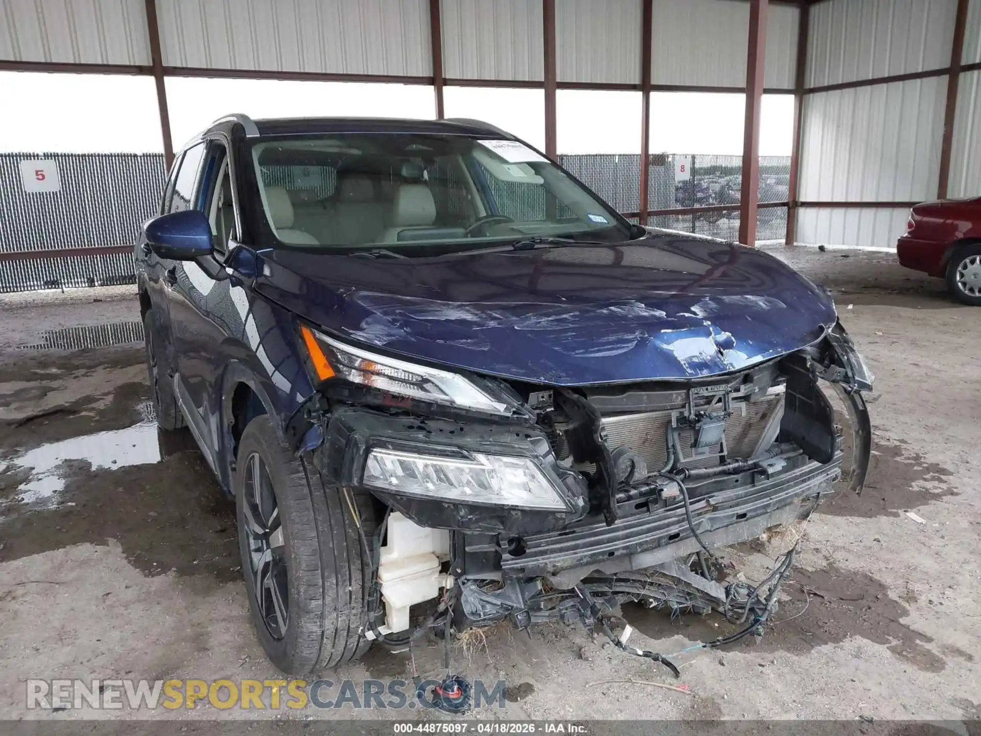 1 Photograph of a damaged car JN8AT3CA1MW024090 NISSAN ROGUE 2021